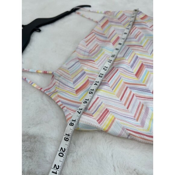 NWT BCBGENERATION Size 10 Stripe Print Slip Chevron Dress MSRP $118 - Picture 6 of 11